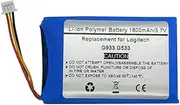 3.7V 1800mAh Battery for Logitec h G933 G533 Wireless Headset, 533-000132