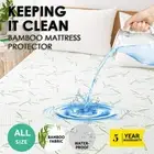 Mattress Protector Bamboo Bed Matress Waterproof Queen Size Anti-Mite Wholesale