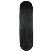 Moose Skateboard Deck Canada Made Blank Black 8.0" x 31.5" Canadian Maple