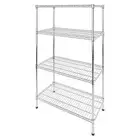 Palermo Modular Wire Storage Shelf 1200 x 450 x 1800mm Steel Shelving - Carbon C