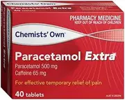 Chemists Paracetamol Extra Tablets 40s