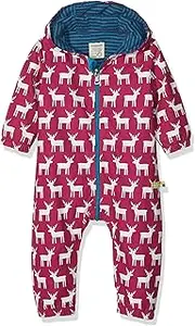 [loud + proud] Baby Girls' Wasserabweisender Overall Snowsuit, Purple (Orchid or)