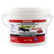 Tomcat II 1kg Rat & Mouse Bait Pellets - Rodenticide