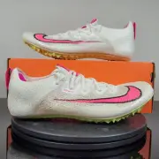 Nike Zoom SuperFly Elite 2 Track Spikes Shoes White Pink CD4382 101 Men’s Sz 4