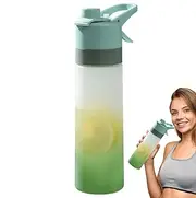 Mist And Sip Water Bottle - Reusable Spray Bottle, Sports Mist Bottle | Portable Misting And Drinking Bottle For Gym, Running, Biking, And Outdoor Workouts, 650ml Reusable Spray Mist Bottle For Sports