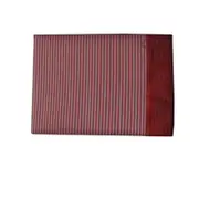 Hoydu Stera Stripe Organza Table Runner Royal Burgundy 45x150cm