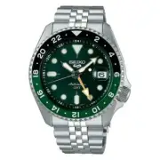 Seiko 5 Sports SKX Sports GMT Green Dial Stainless Steel Watch SSK035