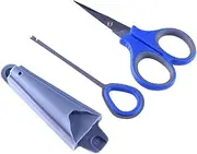 Anneome 1 Set Serrated Stainless Steel Fishing Scissors Portable Fishing Line Cutter with Ergonomic Grip for Easy Use Random Color Outdoor Activities and Versatile Cutting Random Color