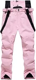 [HEYDHSDC] Men Women Suspenders Ski Pants Warm Snow Trousers Winter Ski Snowboard Pants Waist