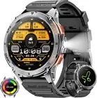 Smart Watch for Men GPS, 1.43" AMOLED BT 5.3 Call Smartwatch with LED Flashlight
