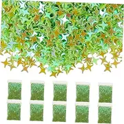 Mikinona Nail Sequins 10 Packs Nail Art Glitter Flakes Sequins for Crafts Decor