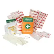 TRAFALGAR 186pcs Personal First Aid Kit in Hi-Vis Nylon Zip Case