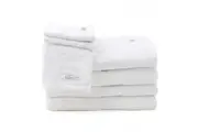 Rivet Bath Towel, Set of 7 (White)