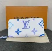 Louis Vuitton Zippy Wallet M82384 Resort Collection blue Zip-Around