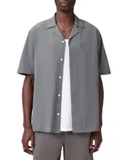 Allsaints Haven Relaxed Fit Camp Shirt