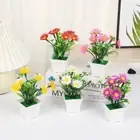 Evergreen Artificial Daisies Daisy Small Potted Plants Garden