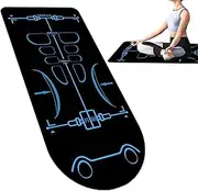 ccuzs Non Slip Mat, Knee Mat for Yoga, Joint Protector Mat, Yoga Pilates Mat, Thick Exercise Mat, Yoga Mat for Indoor Workouts, Knee Protector and Thick Exercise Pad for Pilates, AB Roller Use