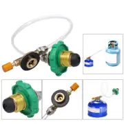 Camping Propane Refill Flat Cylinder Coupler Bottle AU C0M9