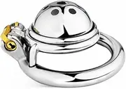 Sex Toys Stainless Steel Inverted Chastity Lock Chastity Device Penis Cage Male Beginner Cage Chastity Cage Penis Cage Penis Lock Massage to Prevent Erection Restraint for Men