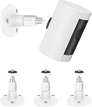 3 Pack BFYTN Wall Mount Compatible with Stick Up Cam Wired/Battery and Indoor Cam HD (1st Gen) Security Camera,360 Degree Adjustable Mounting Bracket (White)