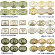 A B C D G J K L M R S T INITIAL LETTER BELT BUCKLE NEW MEN WOMEN RODEO WESTERN