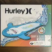 NEW Hurley 14.5 Foot "Surf N Slide" Shark Slip & Slide/Sprinkler Yard Summer Fun