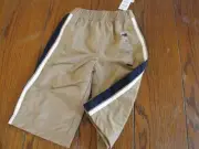 The Children's Place Boys Insulated Wind Pants 12m Tan w/ Blue 50% Off NWT New