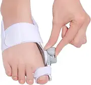 Imtrub Big Toe Straightener | Adjustable Knob Splint Toe Straightener - Foot Wrap for Left or Right Feet, Hallux Correction, Toe Brace for Women Men
