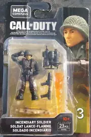 MEGA CONSTRUX CALL OF DUTY SERIES 3 INCENDIARY SOLDIER FVF95 FIGURE NIP