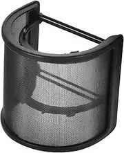 CAXUSD Handheld Mic Windscreen Cover u Shaped Pop Filter Microphone Shield Metal Windscreen Recording Enhancement