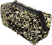 [EPIGEIST] 1pc Capacity Shining Sequin Makeup Bag for Women Versatile Storage for Travel and Home Stylish Cosmetic Organizer Beautiful Design for Random Style