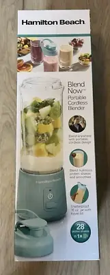 Hamilton Beach Blend Now Portable Cordless Blender NEW!