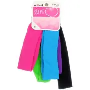 3 Pack Scunci Girl Girl Headwraps, Assorted Colors, 6 Ct