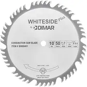 Whiteside Dimar Combination Blade 10"OD, 50T, 5/8"B, ATB+R Band Saw Blade