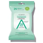 Almay Makeup Remover Cleansing Towelettes, Clear Complexion Wipes for Oily & Acn