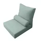 AD002 Small Knife Edge Outdoor Deep Seat Back Rest Bolster Insert Slip Cover Set