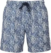 [Wombat] Mens Leaf Print Swim Shorts