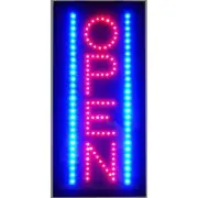 OPEN Vertical Business Led Sign 26"x16"