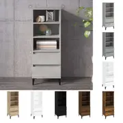 Highboard Engineered Wood Sideboard Cupboard Storage Multi Colours vidaXL