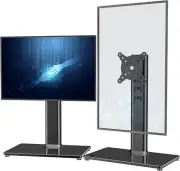 2 Pack Single LCD Computer Monitor Free-Standing Desk Stand Riser for 13 Inch T