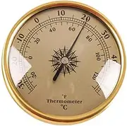Barometer Indoor Weather Station Dials 72mm Barometer Temperature and Humidity Gauge Monitor Indoor Thermometer with Humidity for Home Wall Room Incubator Tank, for Indoor，Outdoor Use/421