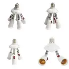 360 Degrees Adjustable E27 Splitter Socket Adapter Standard LED Bulbs Light Bulb