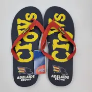 AFL Adelaide Crows Thongs Flip Flops Mens Size L