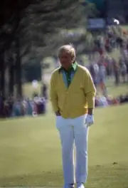 Jack Nicklaus during Thursday play at Augusta National. Augu - 1973 Old Photo 4