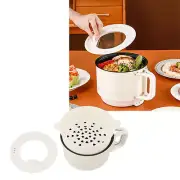 (EU Plug 220V )Electric Cooker 600W 1.8L Mini Electric Pot Non Stick Mini Ram HG