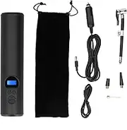 Nutriess Rechargeable Tire Pump Cordless Air Compressor LCD Display LED Light Car Bike Motorcycle Portable Inflator