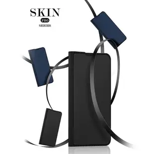 【DD】SkinPro系列 霧面磨砂側翻手機皮套 適用小米 紅米 A3 Note 8T 插卡手機殼