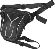 TOBBOMEY Large Capacity Drop Leg Bag for Men and Women Multi Functional Pouch with Adjustable Straps for Outdoor Sports and Activities Stylish Motorcycle Waist Bag
