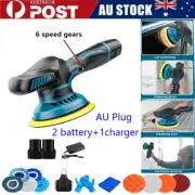 6" Cordless Car DA Polisher Random Orbita Buffer Sander Polishing Machine Tool.