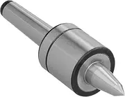 MK2 1 Slot Live Center, 60° Morse Tapered Turn Tool for Lathes, 0.01mm, Steel Material, Revolving Center for Woodworking and CNC Machines